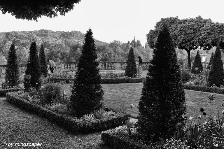 Erlacherhof Terrace - Berne in Black & White