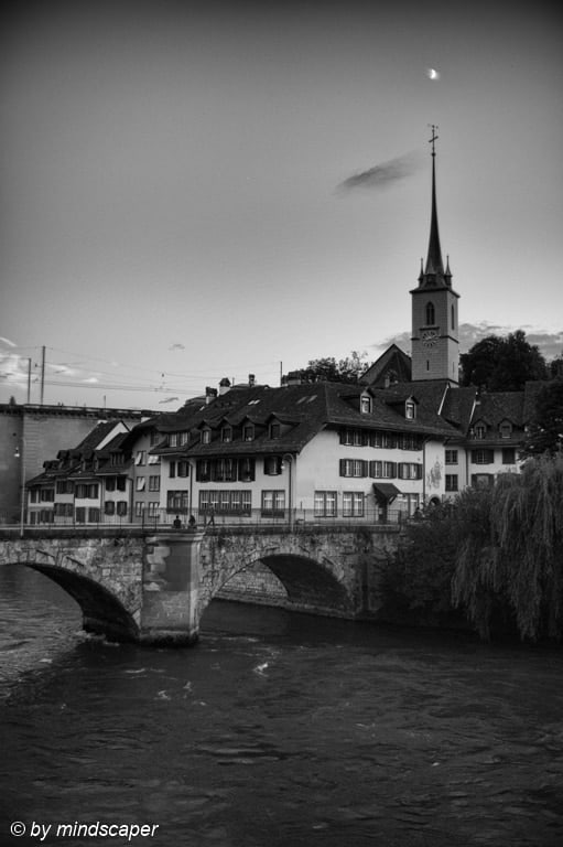 Nydegg Under The Moon - Berne in Black & White