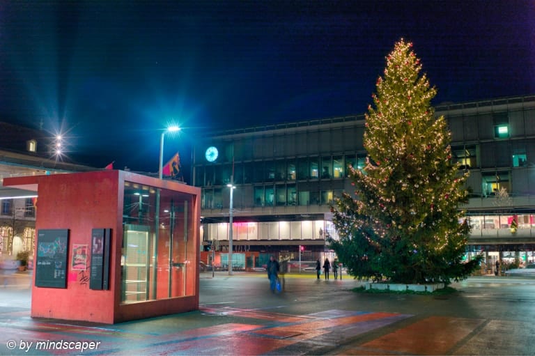 Xmas Tree at Berne Central Station