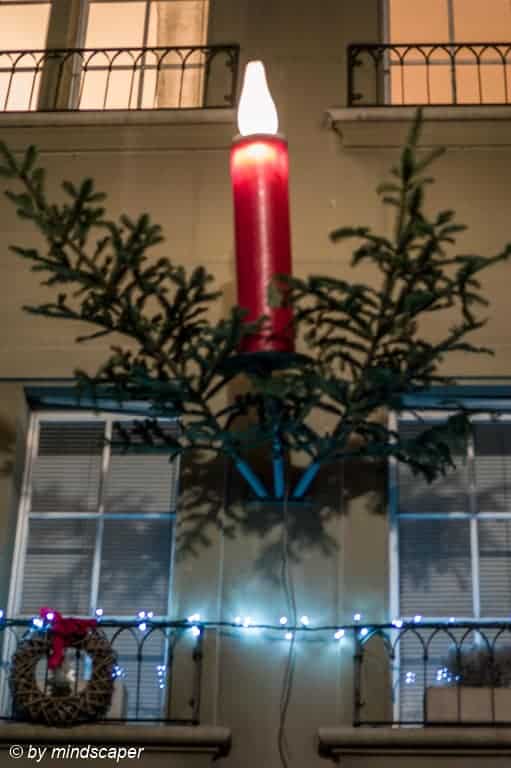 Xmas Street Light Candle - Berne