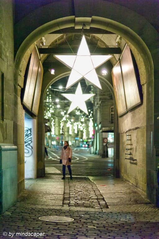 Xmas Stars st Zyglogge Gate - Berne