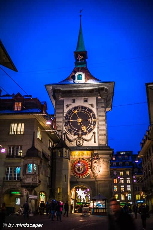 Zytglogge With Xmas Lights - Berne