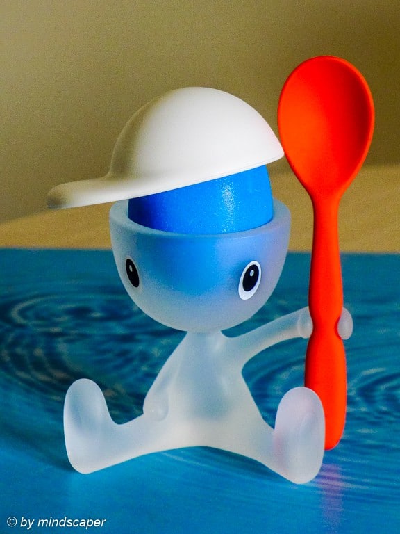 Alessi Egg Holder Sitting Man - Still Life