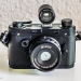 Black Vintage Rangefinder Camera