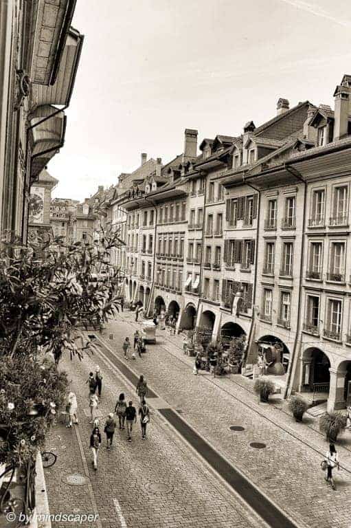 Kramgasse in Black & White