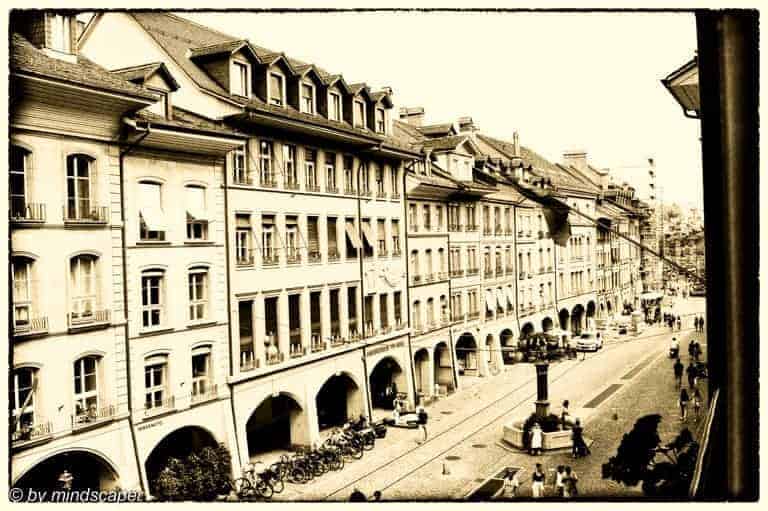 Kramgasse in Black & White