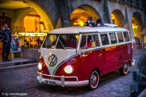 VW Bulli Oldtimer at Museumsnacht 2022