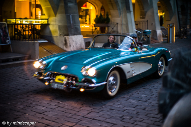 Corvette Oldtimer at Museumsnacht 2022