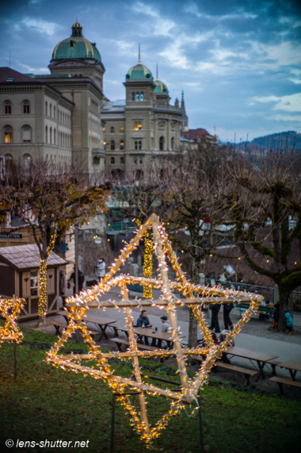 Xmas Star Light with Bundeshaus
