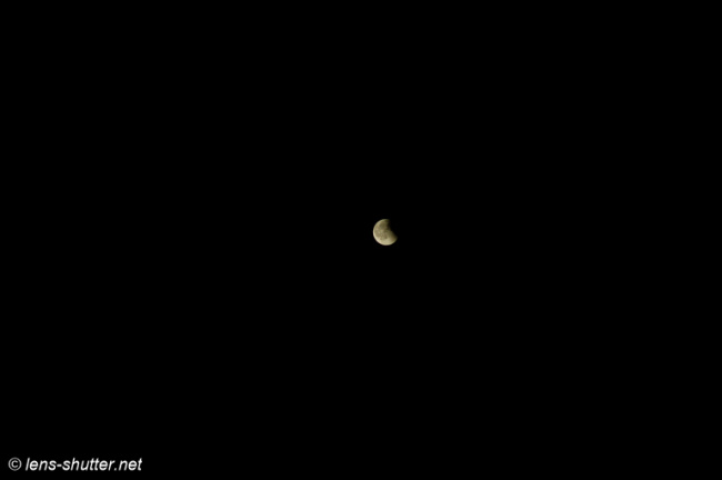 Lunar Eclipse 3/4 out of Umbra 07.09.2025