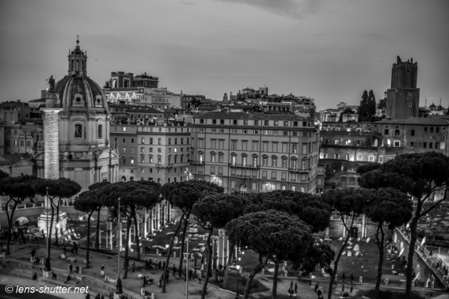 Foro Traiano di Sera